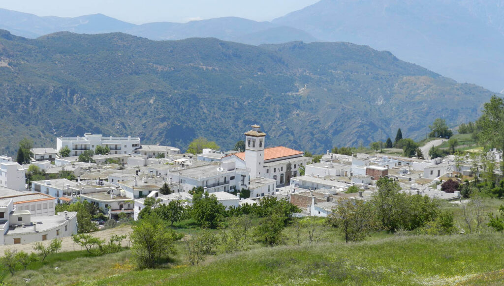 Imagen general del pueblo de Portugos.